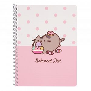 Notebook A4 PP Microperforated PUSHEEN Rose Collection