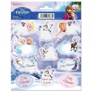 Sticky Labels 8x2 DISNEY Frozen Christmas