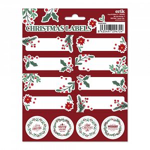 Sticky Labels 12x2 MERRY CHRISTMAS