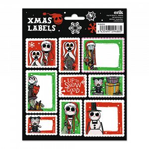Sticky Labels 9X2 DISNEY Nightmare Before Christmas Christmas