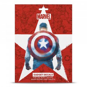 Αυτοκόλλητα Αδιάβροχα και Επαναχρησιμοποιούμενα για Gadgets MARVEL Captain America