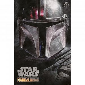 Poster 61Χ91.5cm STAR WARS THE MANDALORIAN Helmet
