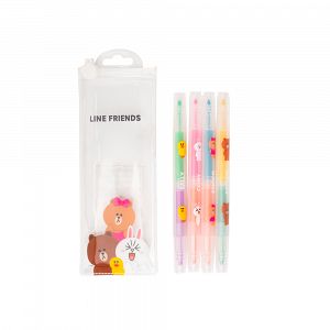 Set of 4 Markers LINE FRIENDS