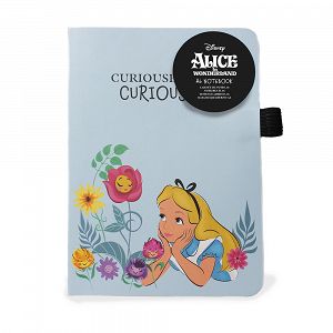 Notebook with Pen Loop A6/10X15 144sh DISNEY Alice in Wonderland