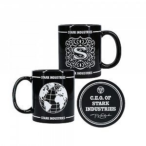 Set Mug 330ml & Coaster MARVEL Stark Industries