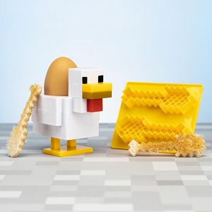Chicken Egg Cup and Toast Cutter MINECRAFT