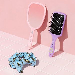 Beauty Accessories Gift Set (Hair Brush, Mirror and Hair Band) FRIENDS