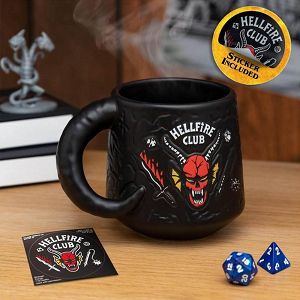 3D Embossed Mug 400ml STRANGER THINGS Hellfire Club Demon