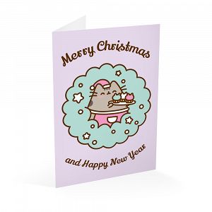 Greeting Card PUSHEEN Christmas 1
