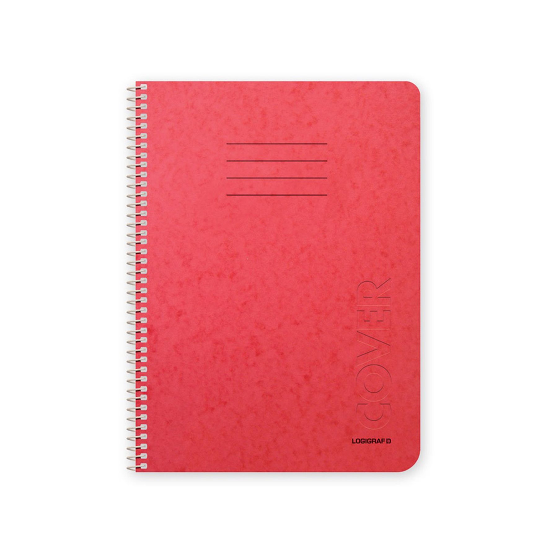 COVER Wirelock Notebook A4/21Χ29 4 Subjects 120 Sheets 6pcs 10 colors