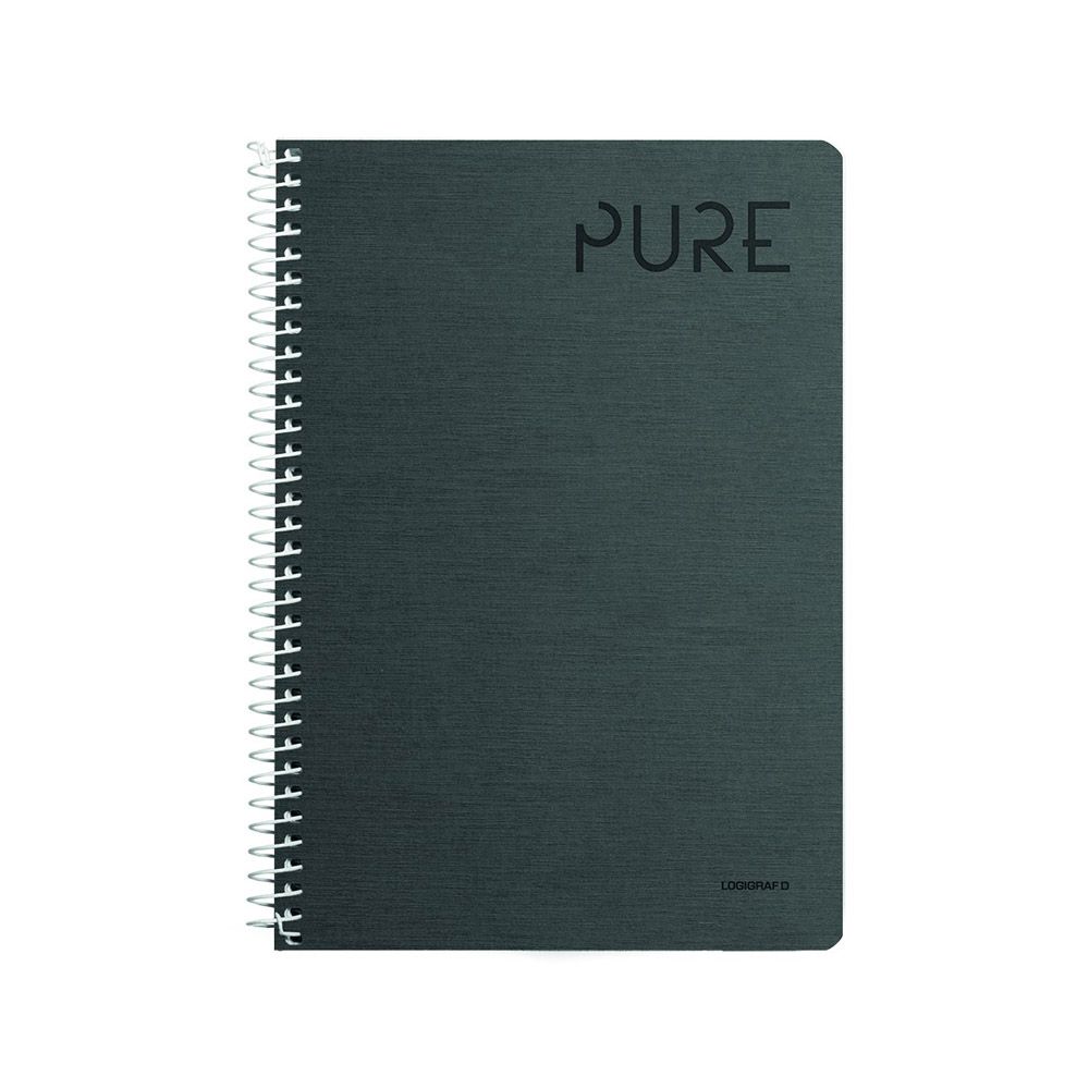 PURE Wirelock Notebook B5/17Χ25 3 Subjects 90 Sheets 6pcs