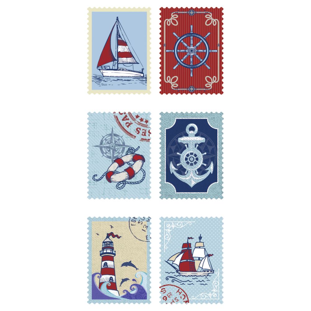 Σετ 72 Αυτοκόλλητα Γραμματόσημο, LEISURE