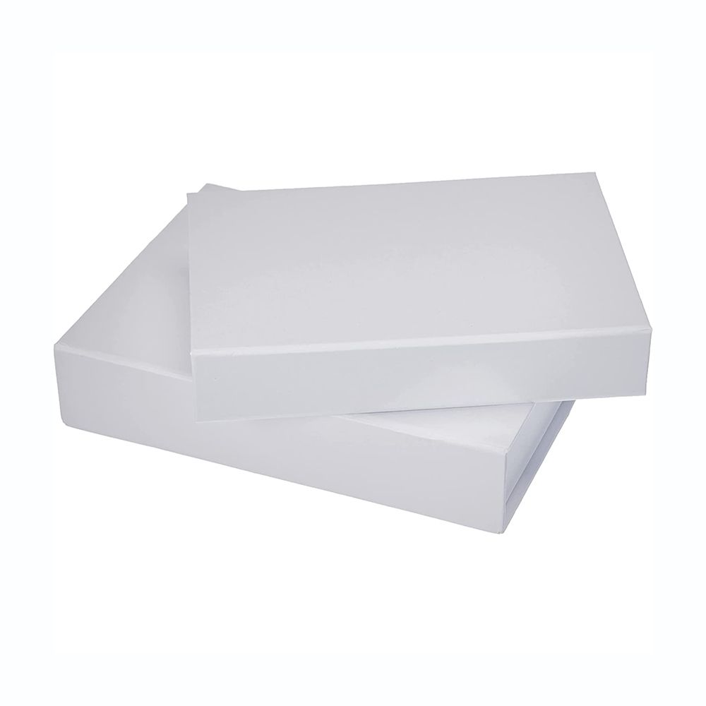 Cardboard Box White, 2pcs, Pencil Case