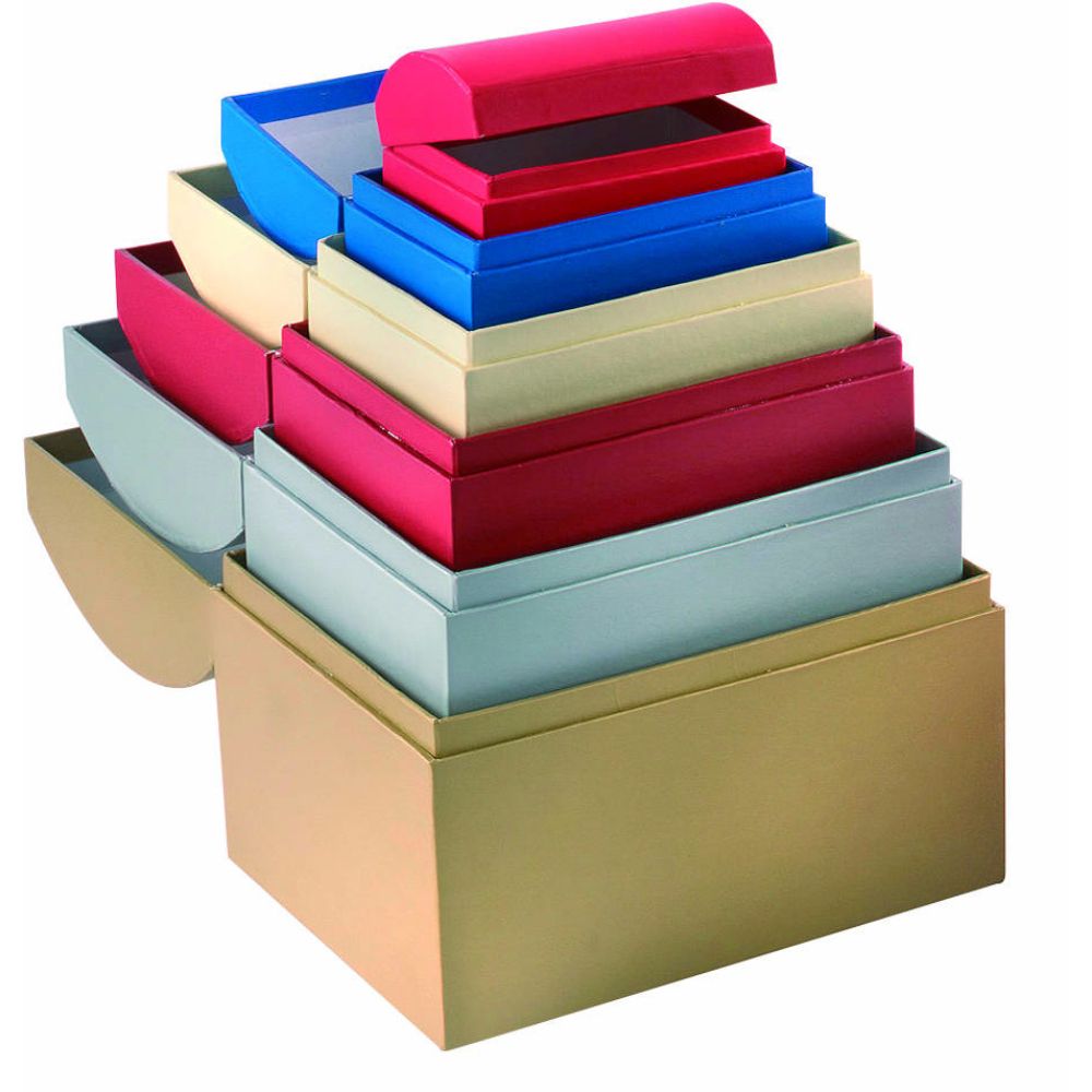 Κουτιά Δώρου Σε 6 Διαφορετικά Χρώματα & Σχέδια