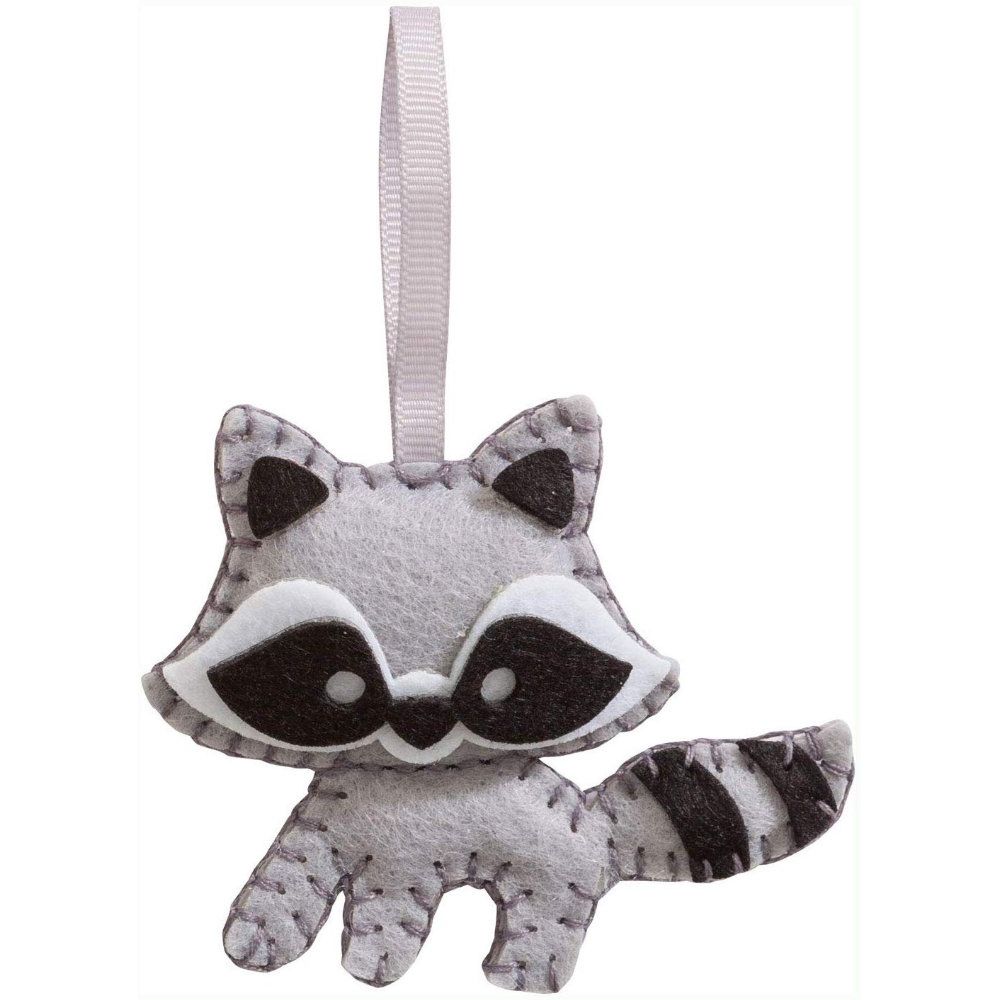 Mini Felt Sewing Set - Raccoon