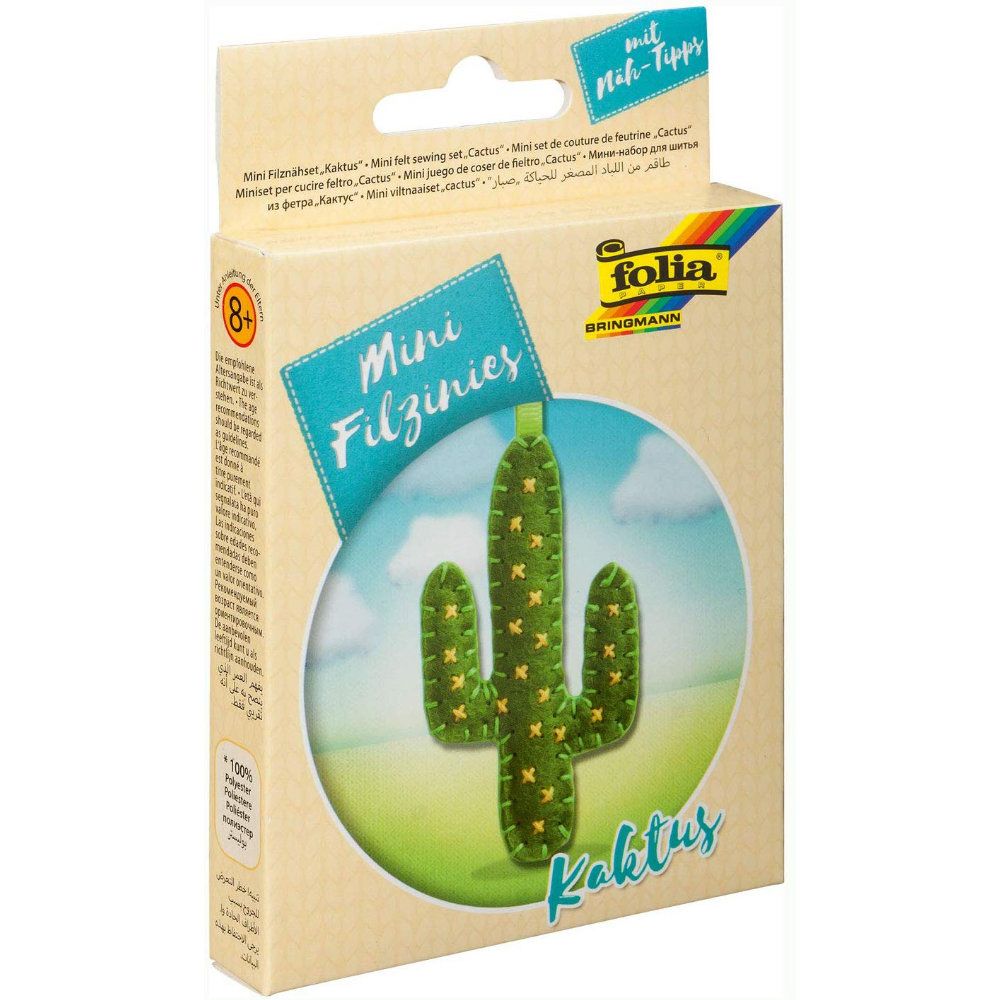 Mini Felt Sewing Set - Cactus