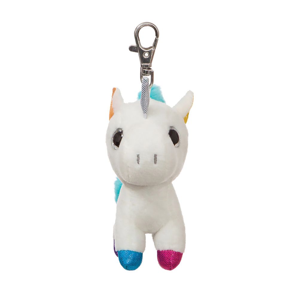 SPARKLE TALES Unicorn Soft Toy with Keyclip 9cm JEWEL