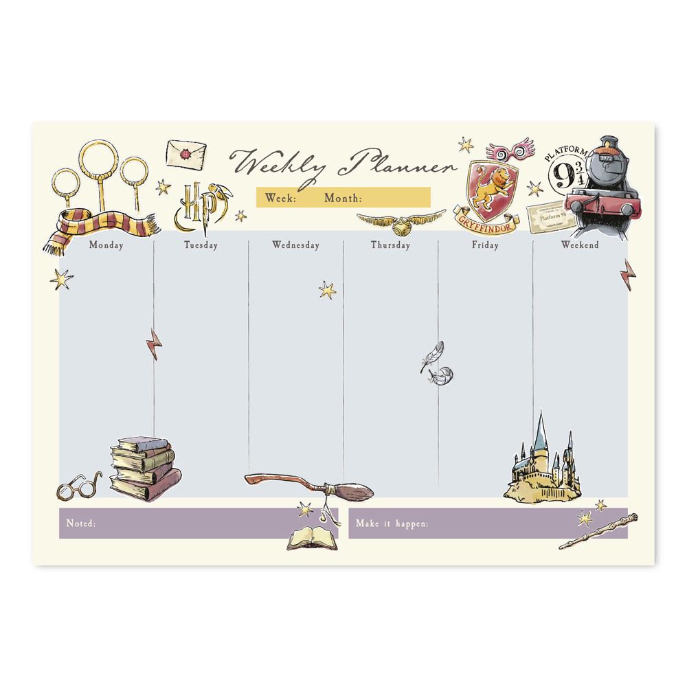 Weekly Planner Notepad A4/21Χ29 cm HARRY POTTER Glasses