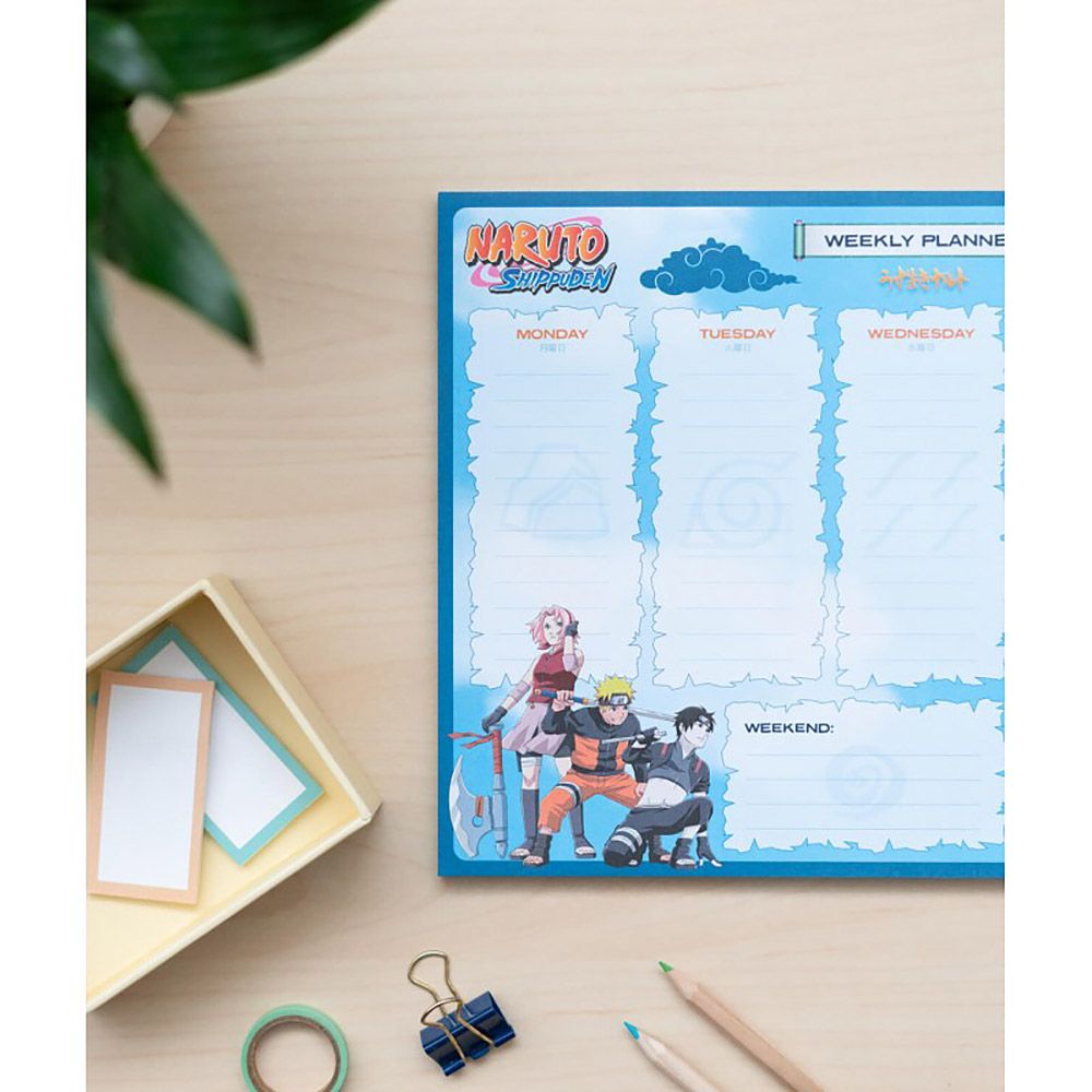 Weekly Planner Notepad A4/21Χ29 cm NARUTO (Anime Collection)