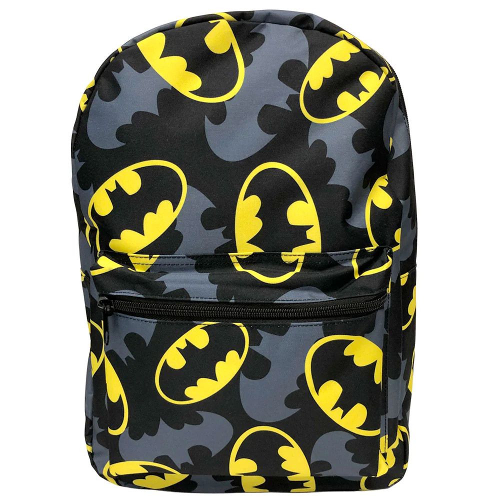 Kids Backpack DC BATMAN Logo All-Over-Print