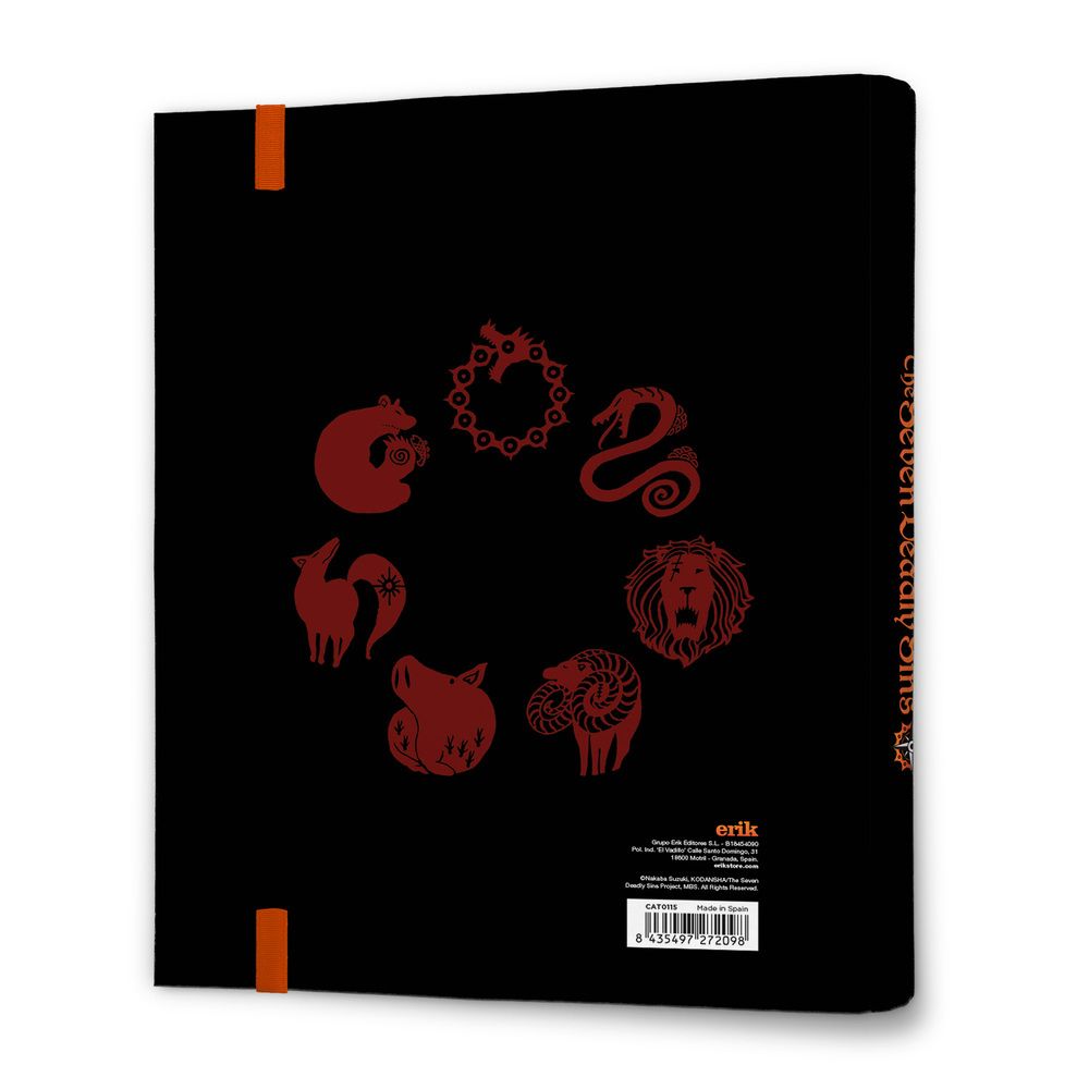 Premium 4 ring File Folder THE SEVEN DEADLY SINS (Anime Collection)