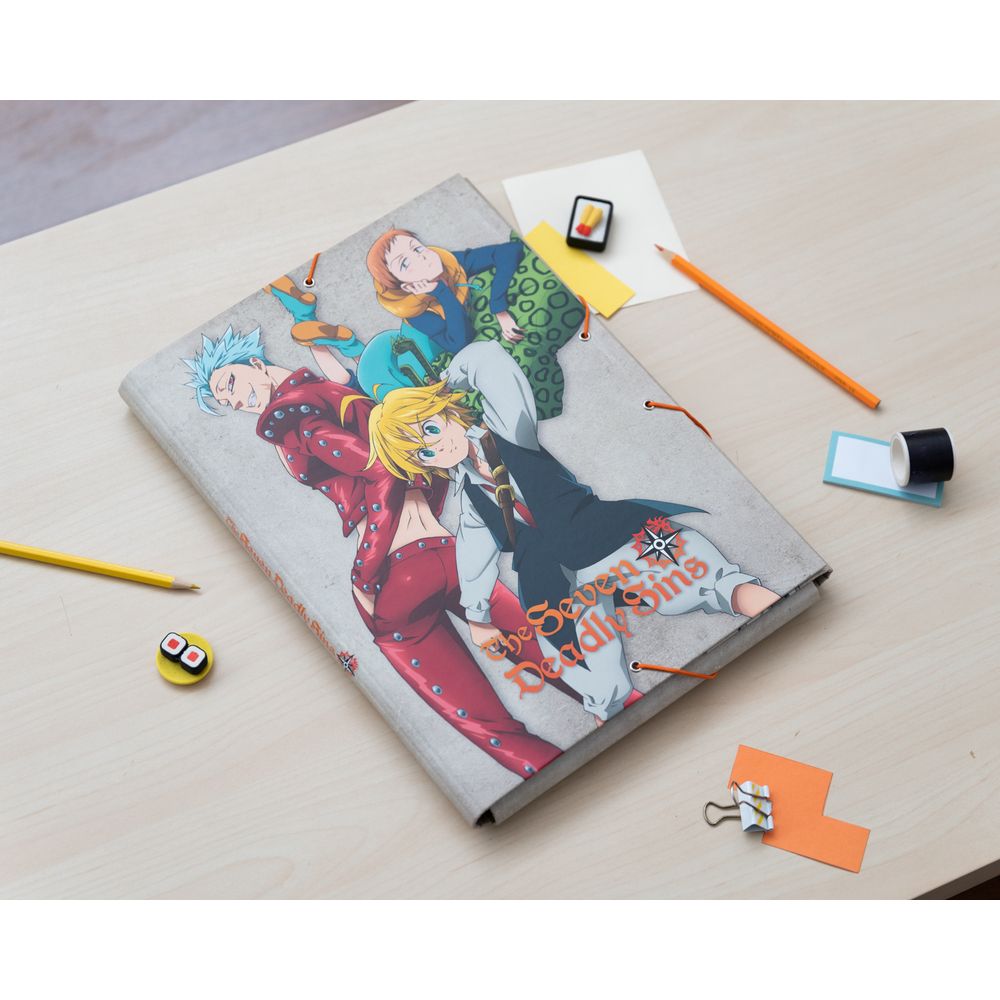 Folder Elastic cord A4 THE SEVEN DEADLY SINS (Anime Collection)