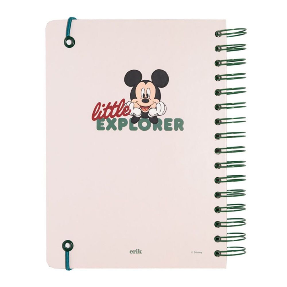 Notebook Hardcover Spiral Bullets A5/15X21 DISNEY Mickey Mouse