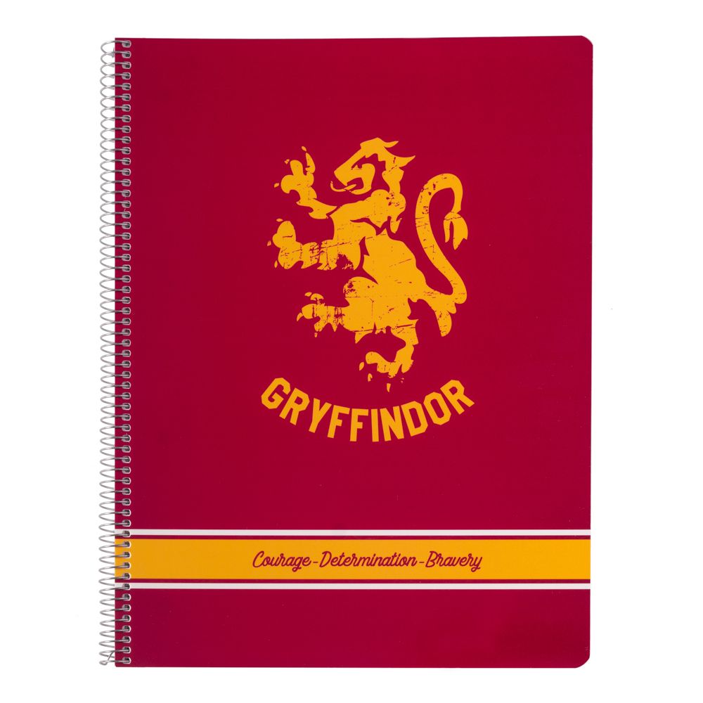 Notebook A4 PP Microperforated HARRY POTTER Gryffindor