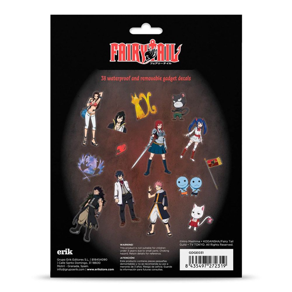 Gadget Decals FAIRY TAIL (Anime Collection)