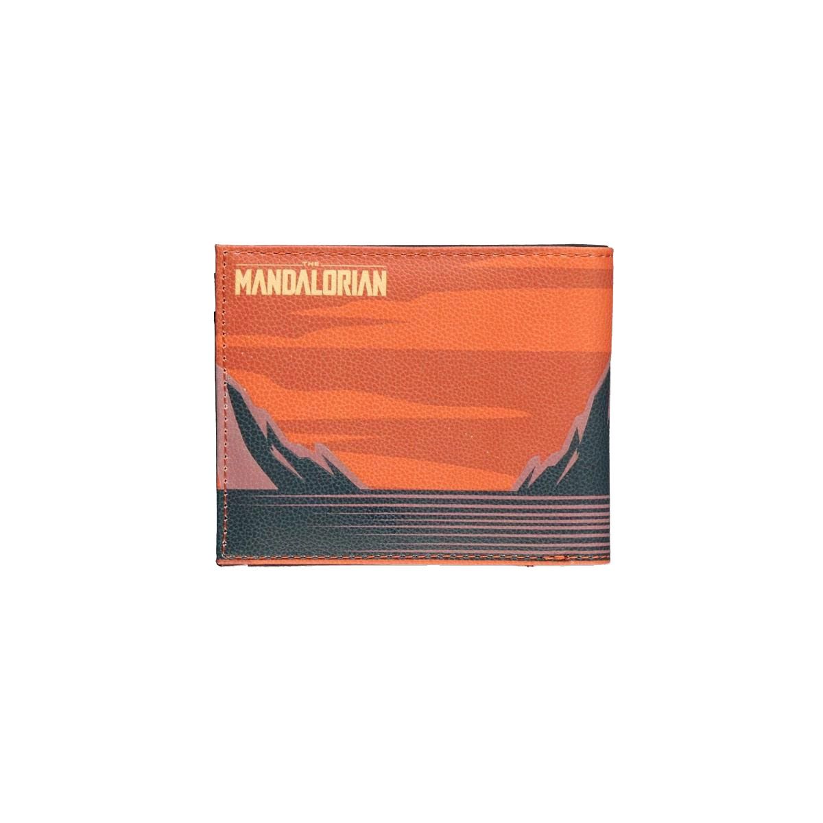 Πορτοφόλι με Εκτυπωμένη Δερματίνη Πορτοκαλί STAR WARS THE MANDALORIAN