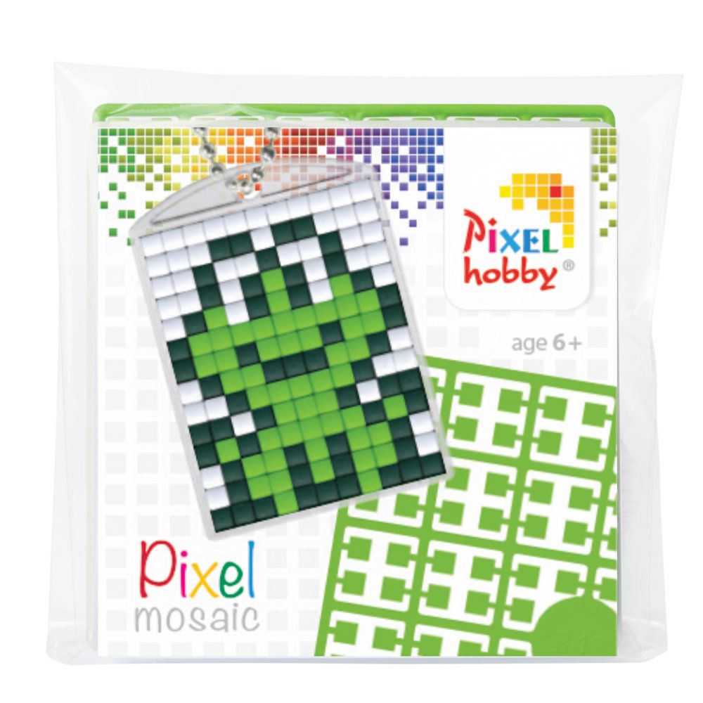 Pixel Mosaic Frog