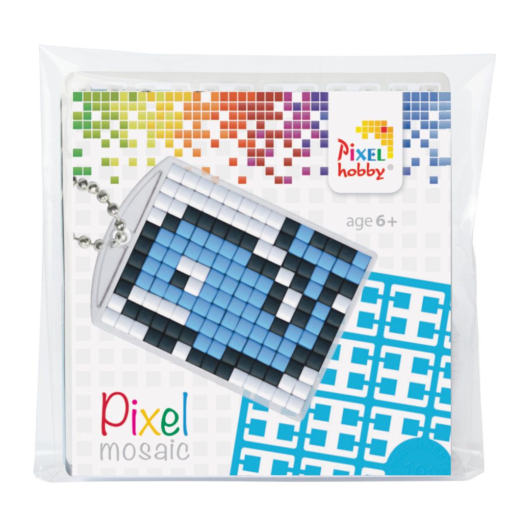 Pixel Mosaic Whale
