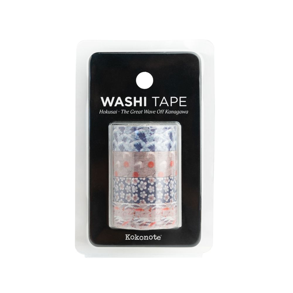 Set 4 Washi Tapes HOKUSAI by Kokonote