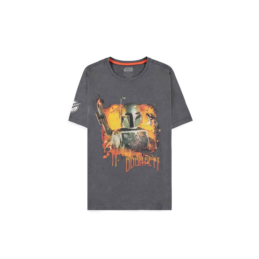 T-Shirt Acid Wash Ανδρικό STAR WARS Boba Fett